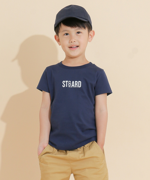 URBAN RESEARCH DOORS(アーバンリサーチドアーズ)の「FORK&SPOON ST&ARD Tee(Tシャツ/カットソー・キッズ・ネイビー/ホワイト・135/120/90/105)」の1枚目の写真