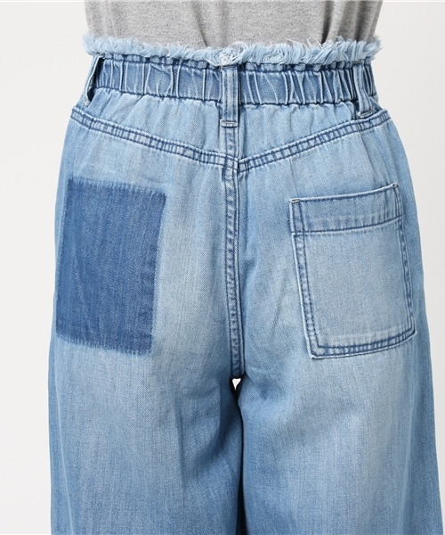 LBC（エルビーシー）の「デニムウエストフリンジパンツ（デニムパンツ・レディース・ブルー/ライトブルー・LARGE/MEDIUM）」の6枚目の写真