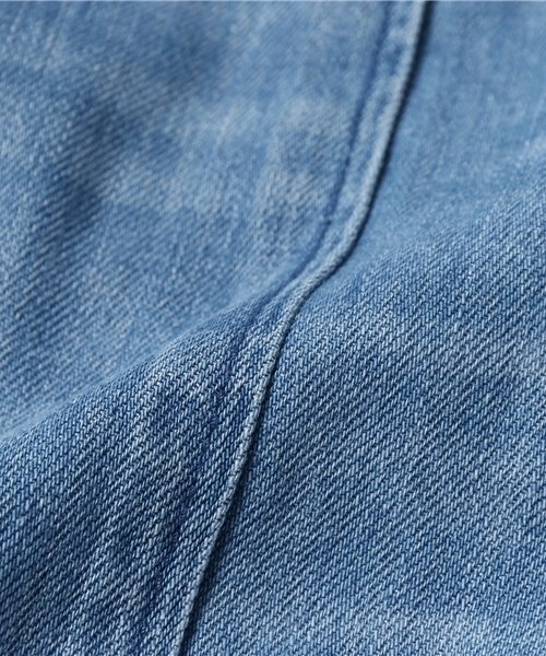 LBC（エルビーシー）の「デニムウエストフリンジパンツ（デニムパンツ・レディース・ブルー/ライトブルー・LARGE/MEDIUM）」の3枚目の写真