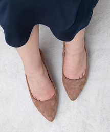 NATURAL BEAUTY BASIC | ◆ポインテッドスエードライクパンプス(パンプス)