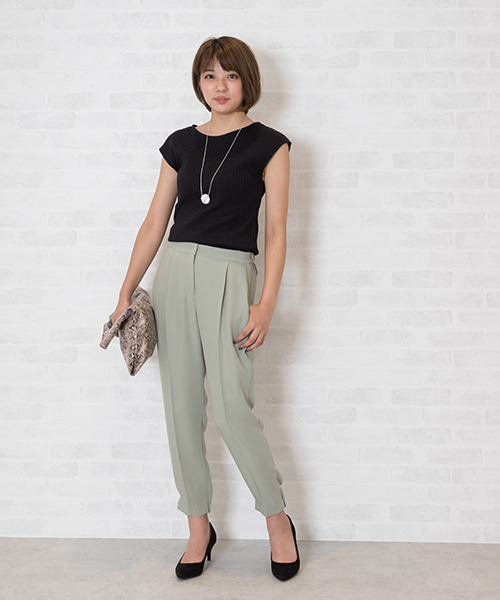 NATURAL BEAUTY BASIC（ナチュラルビューティーベーシック）の「【JJ 12月号掲載】ポインテッドスエードライクパンプス（パンプス・レディース・ブラック/グレー/ボルドー/ベージュ/パープル・23.0cm/23.5cm/24.0cm/24.5cm）」の17枚目の写真