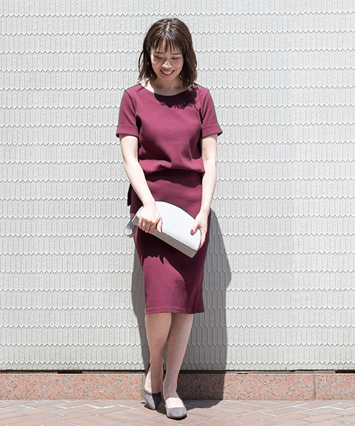 NATURAL BEAUTY BASIC（ナチュラルビューティーベーシック）の「【JJ 12月号掲載】ポインテッドスエードライクパンプス（パンプス・レディース・ブラック/グレー/ボルドー/ベージュ/パープル・23.0cm/23.5cm/24.0cm/24.5cm）」の18枚目の写真