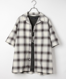 RAGEBLUE | オープンカラーチェックシャツ/765423(シャツ/ブラウス)