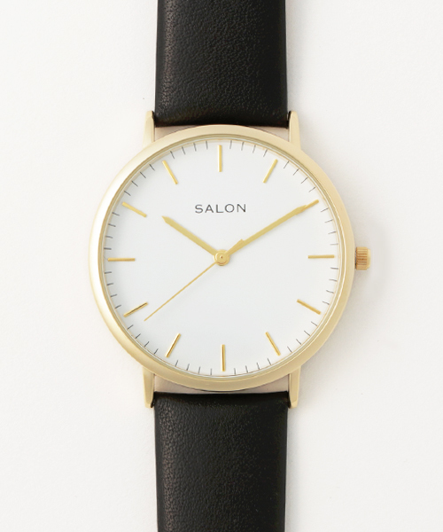 SALON（サロン）の「ラウンドフェイスウォッチ（アナログ腕時計・レディース・ブラウン/キャメル/ブラック・FREE）」の10枚目の写真