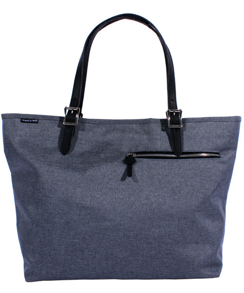 8(eight)(エイト)の「シンプル トートバッグ A4 ナイロン(トートバッグ・メンズ・ブラック/ネイビー/エメラルド/ダークグレー・FREE)」の3枚目の写真