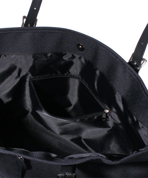 8(eight)(エイト)の「シンプル トートバッグ A4 ナイロン(トートバッグ・メンズ・ブラック/ネイビー/エメラルド/ダークグレー・FREE)」の5枚目の写真