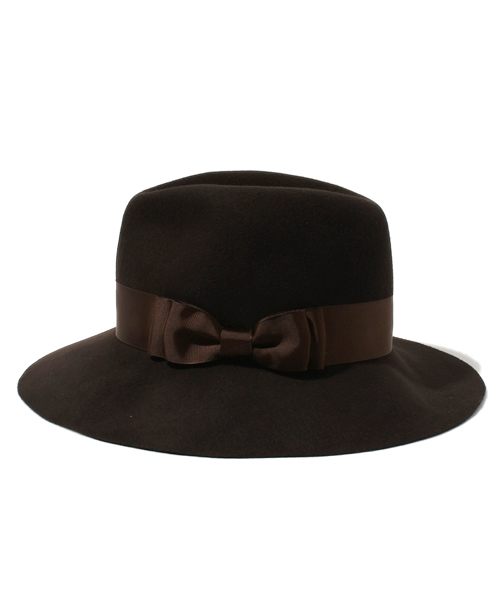 Another Edition（アナザーエディション）の「AE ツバヒロ HAT（ハット・レディース・ブラック/ブラウン・フリー）」の3枚目の写真