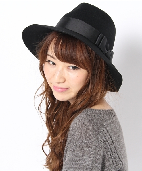 Another Edition（アナザーエディション）の「AE ツバヒロ HAT（ハット・レディース・ブラック/ブラウン・フリー）」の7枚目の写真