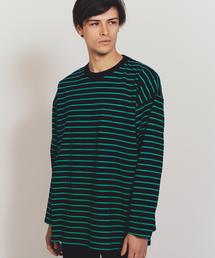 MONKEY TIME | ＜monkey time＞ BORDER WIDE L/SL TEE/Tシャツ(Tシャツ/カットソー)