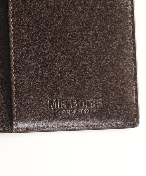 クロコダイル型押しレザー 長財布（財布）｜Mia Borsa