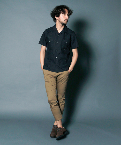 Magine(マージン)の「STRETCH TWILL CROPPED TAPERED 9L PANTS:ストレッチ ツイル クロップドテーパード9Lパンツ(チノパンツ・メンズ・チャコールグレー/ブラック/ベージュ/ネイビー・44/46/48)」の20枚目の写真