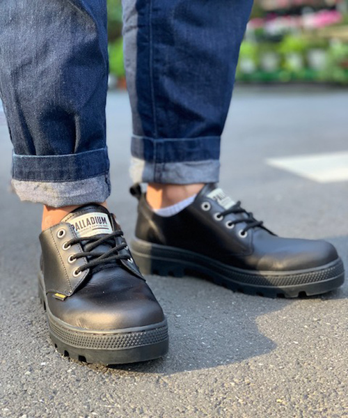 PALLADIUM(パラディウム)の「PALLADIUM/パラディウム PALLABOSSE LOW UL/パラボス ロー UL 05716(ブーツ・メンズ・ブラック/ブラウン・26cm/26.5cm/27cm/27.5cm/28cm/25.5cm)」の2枚目の写真