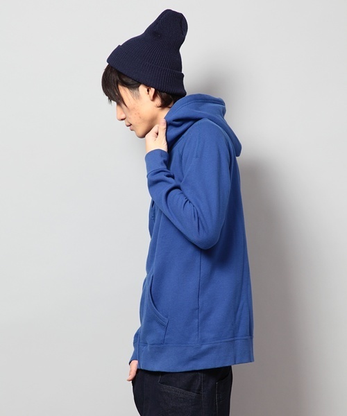 WEGO（ウィゴー）の「WEGO/裏毛カラーZIPパーカー（パーカー・メンズ・オフホワイト/ブラック/杢グレー/ケリー/ネイビー/マスタード/ピンク系その他/レッド・SMALL/MEDIUM/LARGE）」の12枚目の写真