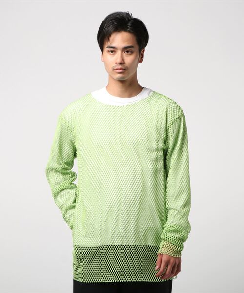 特価本物商品 603 ロクマルサン のファッション Tシャツ カットソー トップス メッシュロングtシャツ Tシャツ カットソー 603 Tシャツ カットソー Centuria Ec