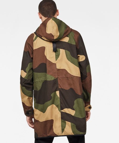 G-STAR(ジースター)の「Strett Hooded Parka(モッズコート・メンズ・グリーン系カモフラージュ・SMALL/MEDIUM/X-SMALL)」の3枚目の写真