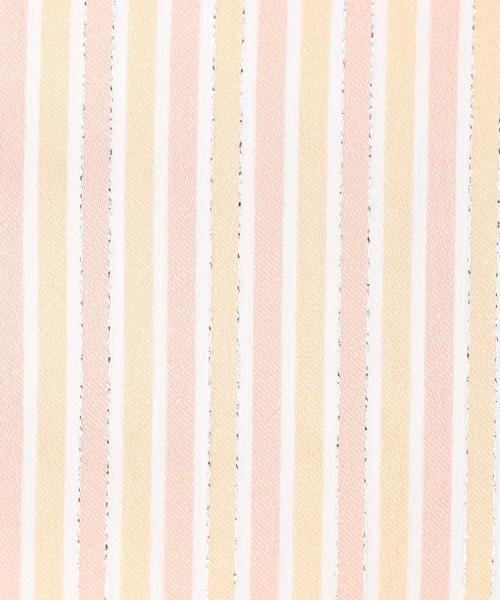 NARACAMICIE（ナラカミーチェ）の「ダブルストライプスタンドカラー七分袖シャツ（シャツ/ブラウス・レディース・ブルー/ネイビー/ピンク・LARGE/MEDIUM/SMALL）」の11枚目の写真