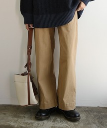 and it_ | ストレッチツイルセミワイドパンツ(その他パンツ)