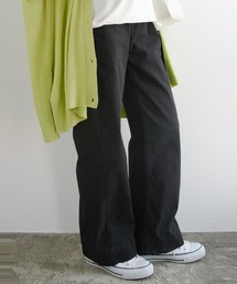 ストレッチツイルセミワイドパンツ