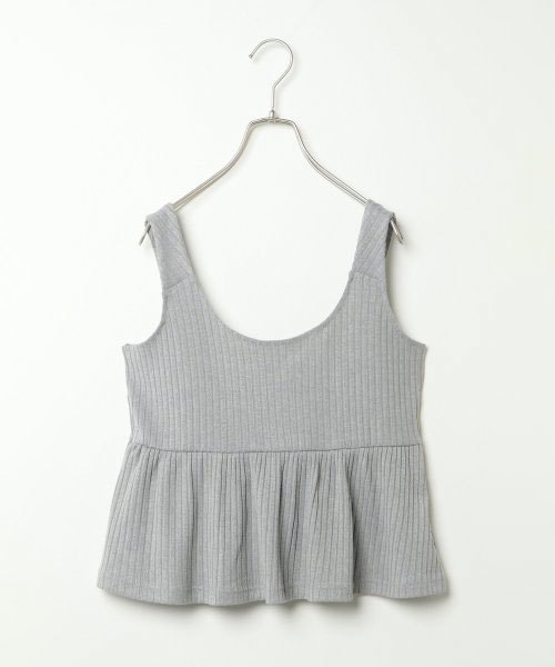 VENCEEXCHANGE（ヴァンスエクスチェンジ）の「リブトップス（Tシャツ/カットソー・レディース・グレー/ブラック/ベージュ/ボルドー・M）」の11枚目の写真