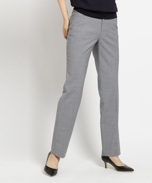 INDIVI（インディヴィ）の「CRアルティニ（スーツパンツ・レディース・ブラック/ネイビー/グレー・40/38/36/34）」の3枚目の写真