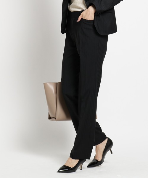 INDIVI（インディヴィ）の「CRアルティニ（スーツパンツ・レディース・ブラック/ネイビー/グレー・40/38/36/34）」の4枚目の写真