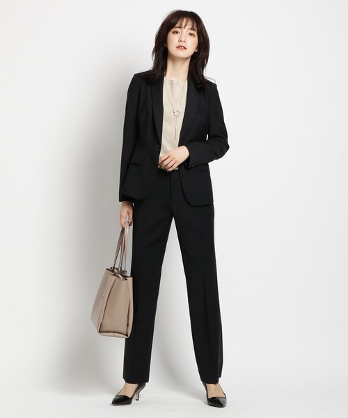 INDIVI（インディヴィ）の「CRアルティニ（スーツパンツ・レディース・ブラック/ネイビー/グレー・40/38/36/34）」の5枚目の写真