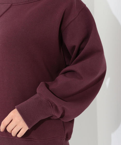 Jewel Changes(ジュエルチェンジズ)の「SMF オフショルダー ウラケ プルオーバー / スウェット(スウェット・レディース・ダークブラウン/ブラック/ベージュ・FREE)」の12枚目の写真