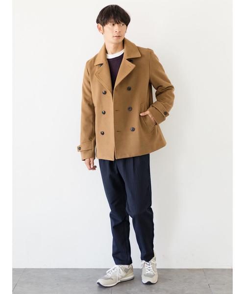 SEVENDAYS=SUNDAY（セブンデイズサンデイ）の「・ウォッシャブルラムウール混ニットプルオーバー（ニット/セーター・メンズ・ベージュ/パープル/ネイビー/グレー/カーキ/オレンジ・M/L）」の12枚目の写真