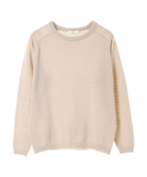 SEVENDAYS=SUNDAY（セブンデイズサンデイ）の「・ウォッシャブルラムウール混ニットプルオーバー（ニット/セーター・メンズ・ベージュ/パープル/ネイビー/グレー/カーキ/オレンジ・M/L）」の8枚目の写真