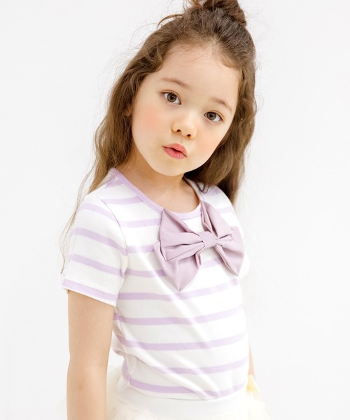 Bee des Bee（ビーデスビー）の「選べるデザイン 半袖Tシャツ（Tシャツ/カットソー・キッズ・ネイビー/ピンク/サックスブルー/ミント/ラベンダー/ブルー系その他/ホワイト×ブラック/ピンク系その他/ブルー系その他2/パープル系その他/ブルー系その他3/ブルー系その他4/パープル系その他2/イエロー/ブルー系その他5/チャコール/コバルトブルー・90cm/110cm/100cm/120cm/130cm/140cm/150cm）」の14枚目の写真