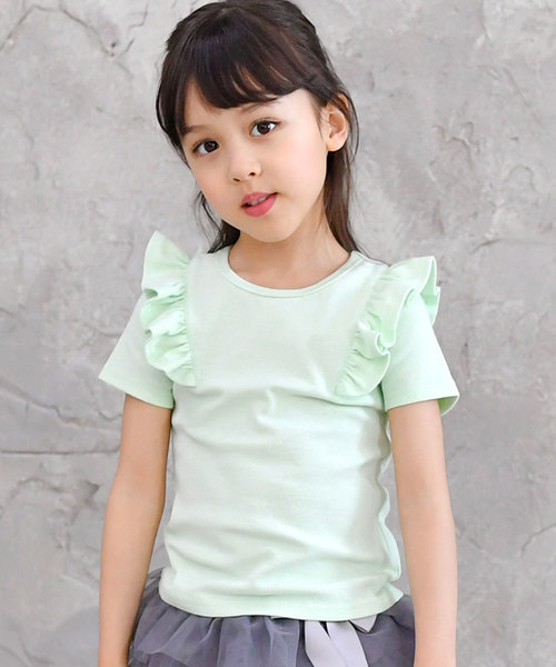 Bee des Bee（ビーデスビー）の「選べるデザイン 半袖Tシャツ（Tシャツ/カットソー・キッズ・ネイビー/ピンク/サックスブルー/ミント/ラベンダー/ブルー系その他/ホワイト×ブラック/ピンク系その他/ブルー系その他2/パープル系その他/ブルー系その他3/ブルー系その他4/パープル系その他2/イエロー/ブルー系その他5/チャコール/コバルトブルー・90cm/110cm/100cm/120cm/130cm/140cm/150cm）」の5枚目の写真