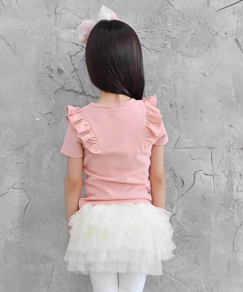 Bee des Bee（ビーデスビー）の「選べるデザイン 半袖Tシャツ（Tシャツ/カットソー・キッズ・ネイビー/ピンク/サックスブルー/ミント/ラベンダー/ブルー系その他/ホワイト×ブラック/ピンク系その他/ブルー系その他2/パープル系その他/ブルー系その他3/ブルー系その他4/パープル系その他2/イエロー/ブルー系その他5/チャコール/コバルトブルー・90cm/110cm/100cm/120cm/130cm/140cm/150cm）」の22枚目の写真