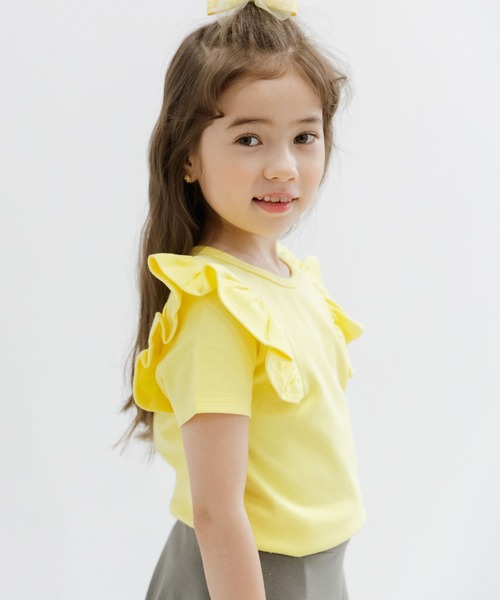 Bee des Bee（ビーデスビー）の「選べるデザイン 半袖Tシャツ（Tシャツ/カットソー・キッズ・ネイビー/ピンク/サックスブルー/ミント/ラベンダー/ブルー系その他/ホワイト×ブラック/ピンク系その他/ブルー系その他2/パープル系その他/ブルー系その他3/ブルー系その他4/パープル系その他2/イエロー/ブルー系その他5/チャコール/コバルトブルー・90cm/110cm/100cm/120cm/130cm/140cm/150cm）」の15枚目の写真