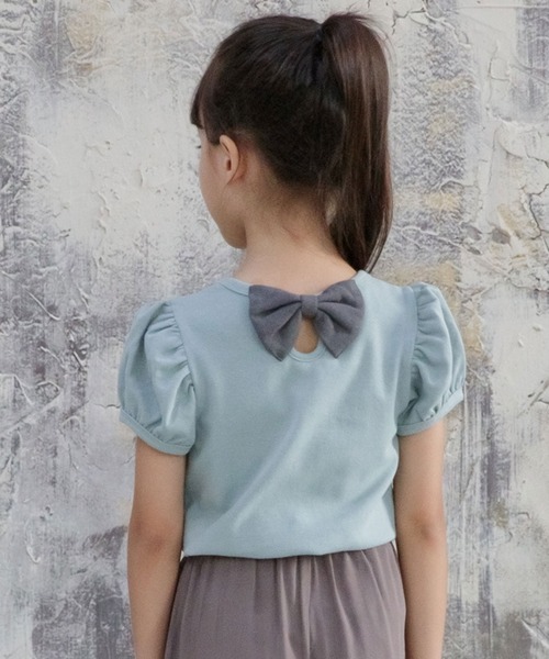 Bee des Bee（ビーデスビー）の「選べるデザイン 半袖Tシャツ（Tシャツ/カットソー・キッズ・ネイビー/ピンク/サックスブルー/ミント/ラベンダー/ブルー系その他/ホワイト×ブラック/ピンク系その他/ブルー系その他2/パープル系その他/ブルー系その他3/ブルー系その他4/パープル系その他2/イエロー/ブルー系その他5/チャコール/コバルトブルー・90cm/110cm/100cm/120cm/130cm/140cm/150cm）」の4枚目の写真