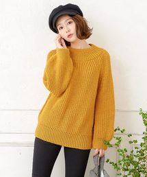 KOBE LETTUCE | クルーネックローゲージルーズニットトップス＊レディース/セーター[C3513]神戸レタス(ニット/セーター)