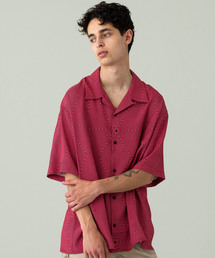 【MYne】 ネオン開襟シャツ