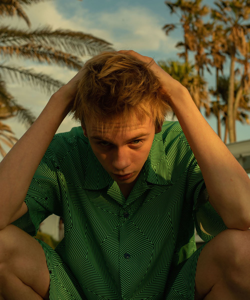 MYne（マイン）の「【MYne】 ネオン開襟シャツ（シャツ/ブラウス・メンズ・レッド/グリーン・S/M/L）」の22枚目の写真