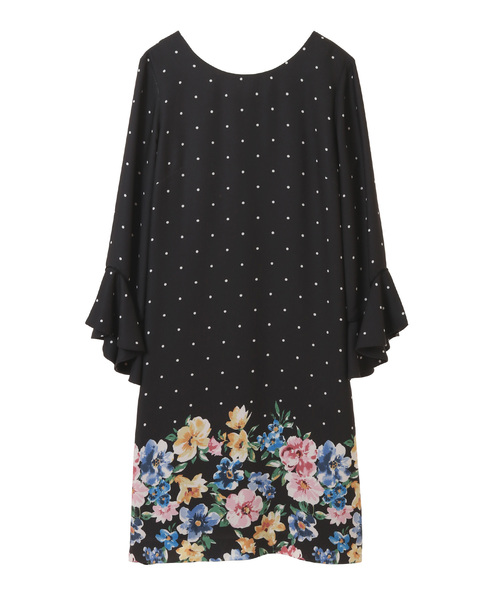 31 Sons De Mode トランテアン ソン ドゥ モード の パネルドット花柄ワンピース ワンピース Wear