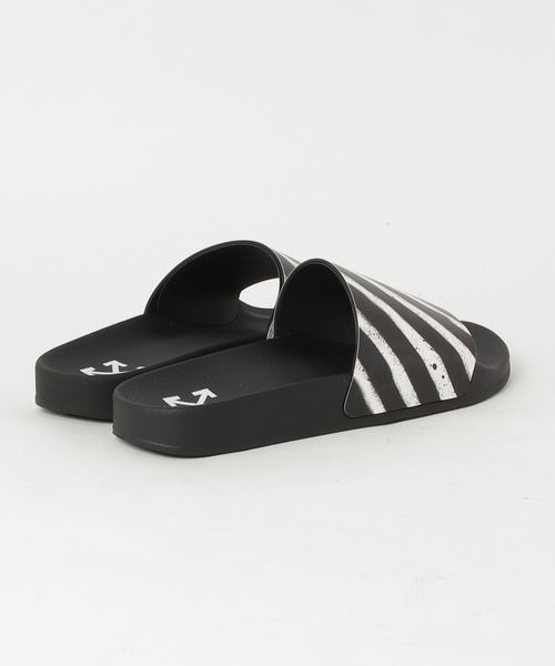 off white(オフホワイト)の「Off-White “SPRAY STRIPES”サンダル(サンダル・メンズ・ブラック・42/41/43/40)」の10枚目の写真
