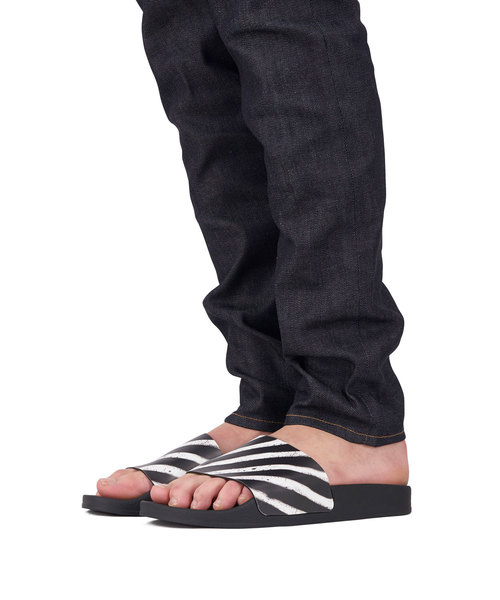 off white(オフホワイト)の「Off-White “SPRAY STRIPES”サンダル(サンダル・メンズ・ブラック・42/41/43/40)」の12枚目の写真