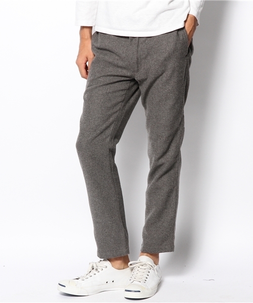 CIAOPANIC(チャオパニック)の「【Ciaopanic】 ソフトメランジウールクロップドパンツ(その他パンツ・メンズ・カーキ/ブラック/ネイビー/グレー・SMALL/MEDIUM/LARGE)」の3枚目の写真