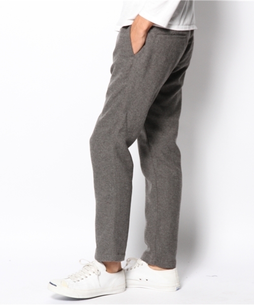 CIAOPANIC(チャオパニック)の「【Ciaopanic】 ソフトメランジウールクロップドパンツ(その他パンツ・メンズ・カーキ/ブラック/ネイビー/グレー・SMALL/MEDIUM/LARGE)」の5枚目の写真