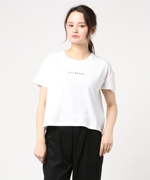 BILLABONG（ビラボン）の「半袖Tシャツ BILLABONG AJ013-231（Tシャツ/カットソー・レディース・ホワイト/ブラック/ピンク・M/L）」の2枚目の写真