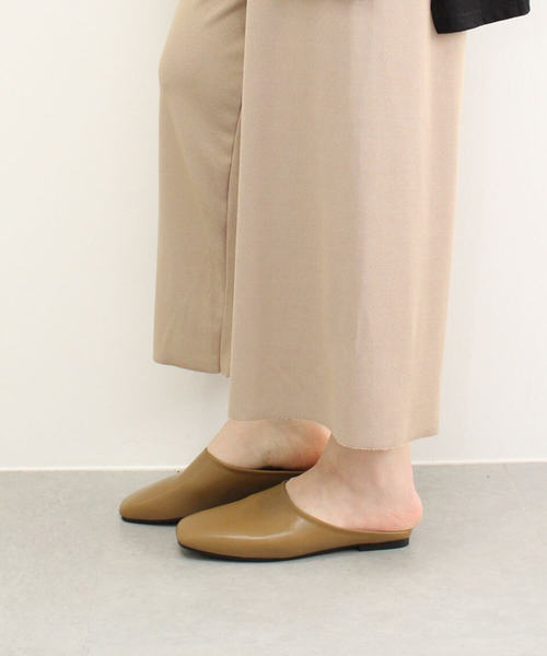 chuclla（チュクラ）の「【chuclla】バブーシュ スクエア フラットシューズ chw745（スリッポン・レディース・ベージュ/ブラウン/モカ・38/39/36/37/35）」の4枚目の写真