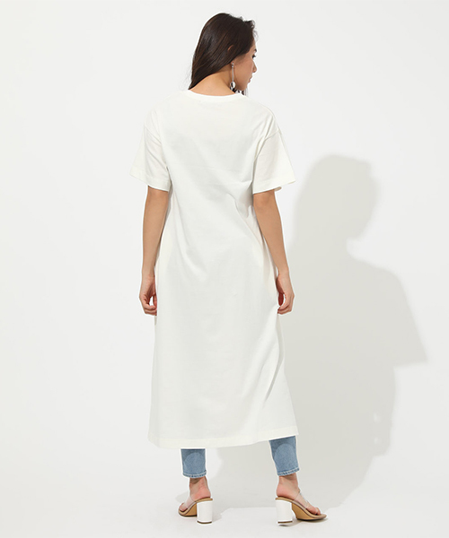 HALF SLEEVE T/DRESS / ハーフスリーブTドレス（ワンピース