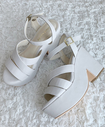 apres jour | 厚底クロスサンダル【ZOZOTOWN限定アイテム】(サンダル)