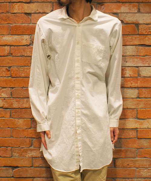 CIAOPANIC（チャオパニック）の「【Ciaopanic】　SWDグランパシャツ（シャツ/ブラウス・メンズ・ホワイト/ネイビー/グレー・FREE）」の2枚目の写真