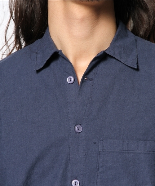 CIAOPANIC（チャオパニック）の「【Ciaopanic】　SWDグランパシャツ（シャツ/ブラウス・メンズ・ホワイト/ネイビー/グレー・FREE）」の9枚目の写真