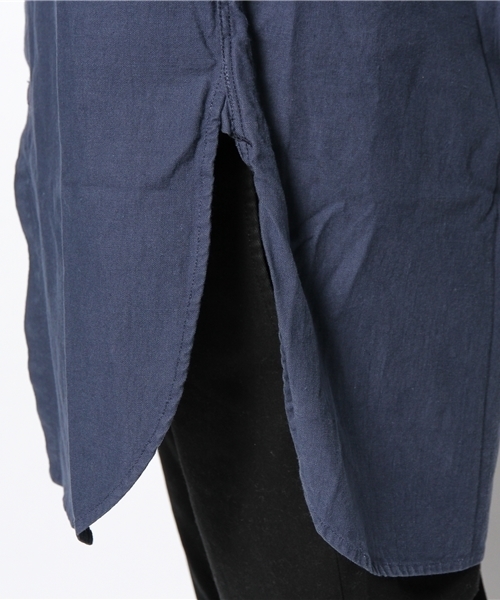 CIAOPANIC（チャオパニック）の「【Ciaopanic】　SWDグランパシャツ（シャツ/ブラウス・メンズ・ホワイト/ネイビー/グレー・FREE）」の12枚目の写真