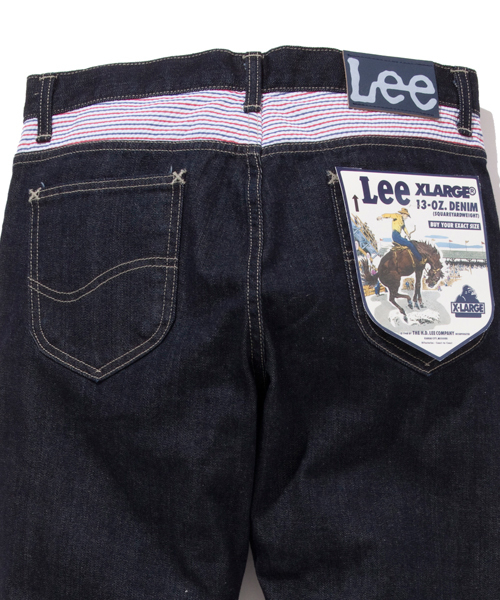 XLARGE（エクストララージ）の「LEE 5 POCKET PANT  / リー（デニムパンツ・メンズ・インディゴブルー・34inch/36inch/30inch/32inch）」の5枚目の写真